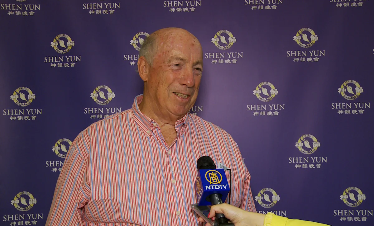 Don Taylor at Shen Yun’s performance at Centre In The Square in Kitchener-Waterloo on May 6, 2016. (NTD Television)