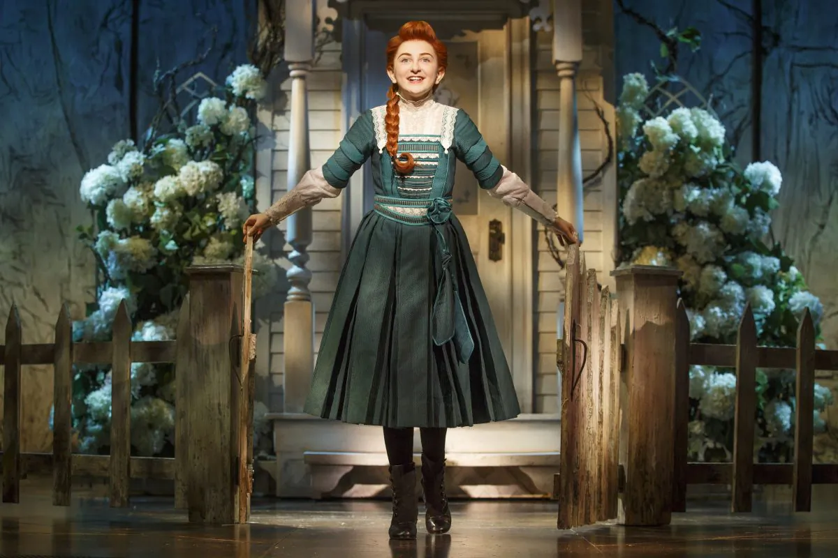 Sarah Charles Lewis as Winnie Foster in “Tuck Everlasting,” now on Broadway. (Joan Marcus)