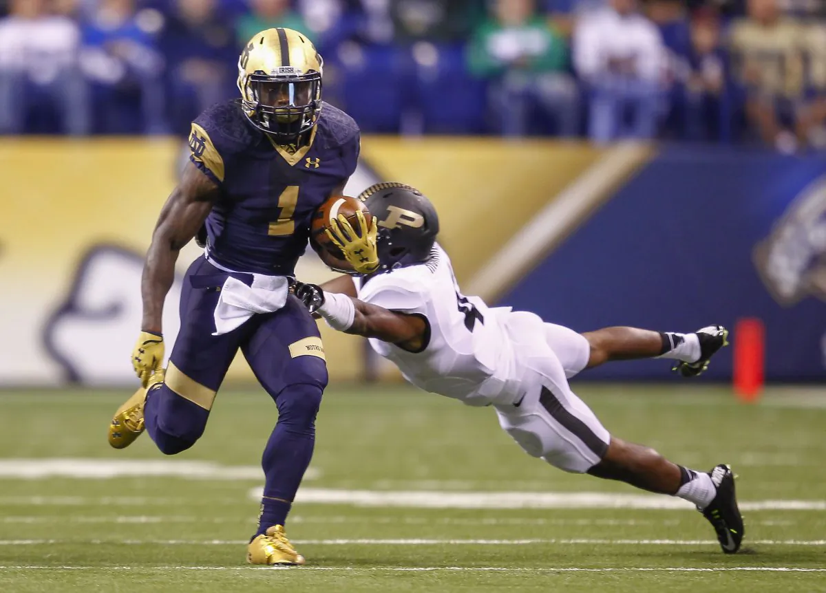 Greg Bryant (L) played his first two seasons at Notre Dame before transferring to UAB. (Michael Hickey/Getty Images) 