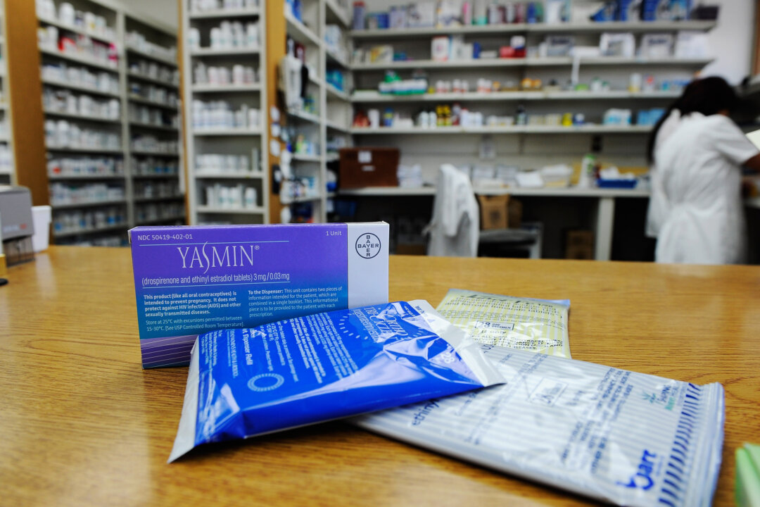 Prescription contraceptives for women sit on the counter of a drug store in Los Angeles, Calif., on Aug. 1, 2011. (Kevork Djansezian/Getty Images)