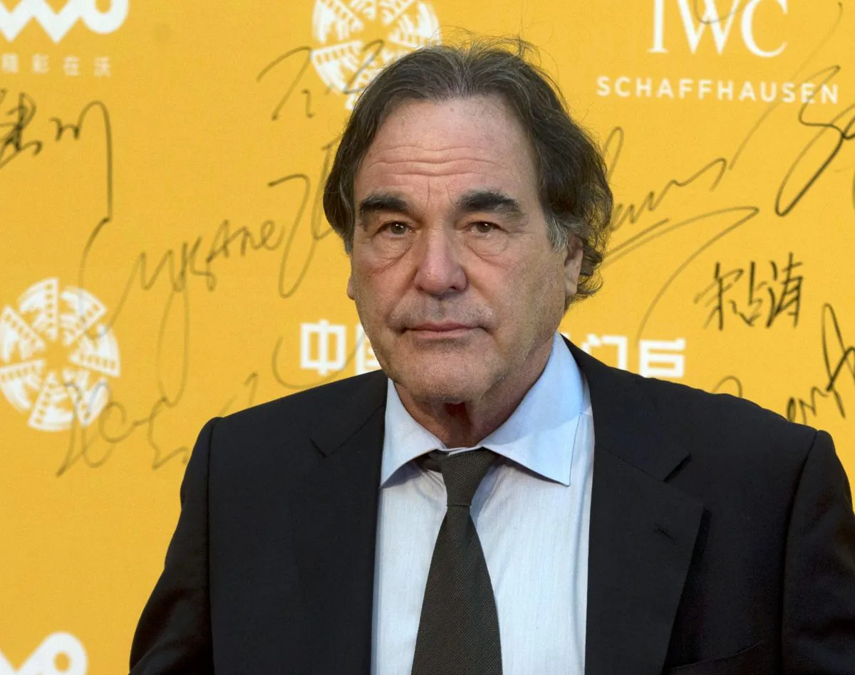 Director Oliver Stone at the 4th Beijing International Film Festival held in Beijing, China, on April 16, 2014. (AP Photo/Ng Han Guan)