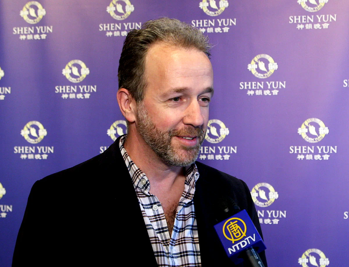 Yves Henry said he was very happy to have seen Shen Yun at the National Arts Centre in Ottawa on May 8, 2016. (NTD Television)