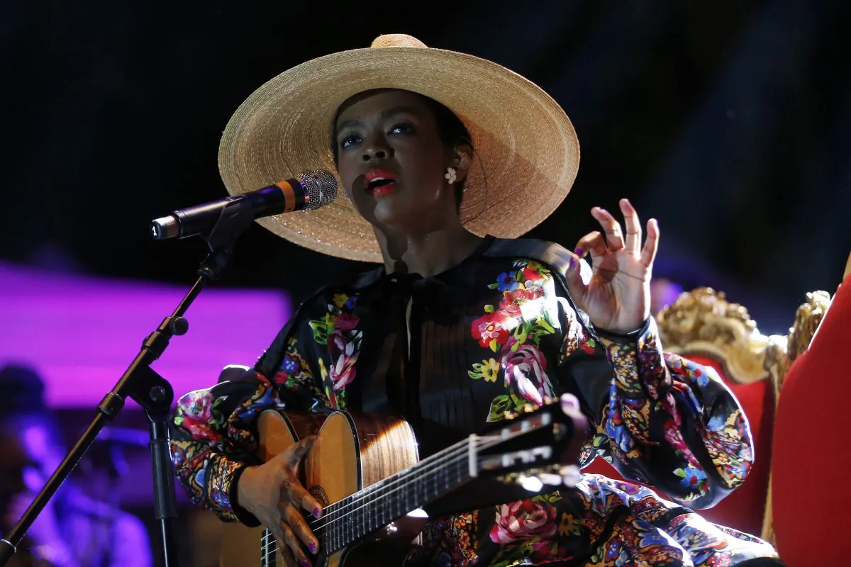US singer Lauryn Hill performs on stage during the Nice's Jazz Festival on July 9, 2015 in Nice, southeastern France.  (VALERY HACHE/AFP/Getty Images)
