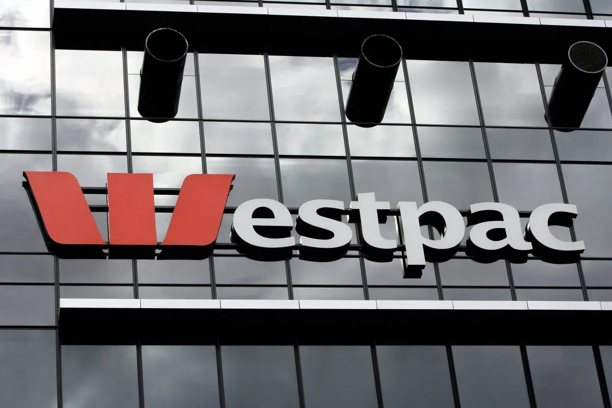 Westpac Bank signage is displayed on a building in Sydney on 13 July 2006. (Greg Wood/AFP/Getty Images)