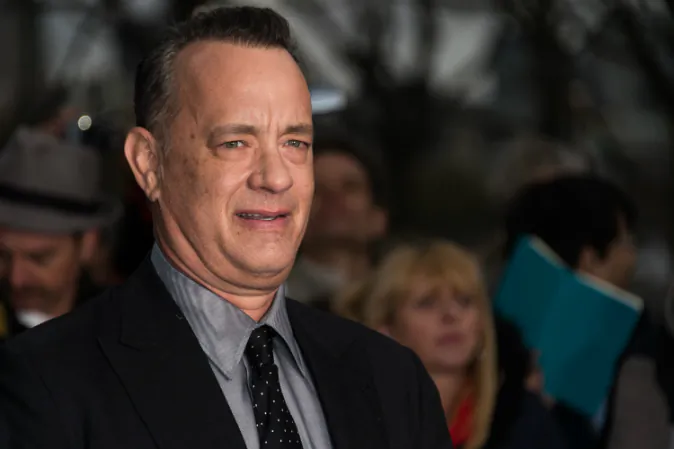 Tom Hanks attends the U.K. premiere of "A Hologram For The King" at BFI Southbank in London, England, on April 25, 2016. (Ian Gavan/Getty Images)