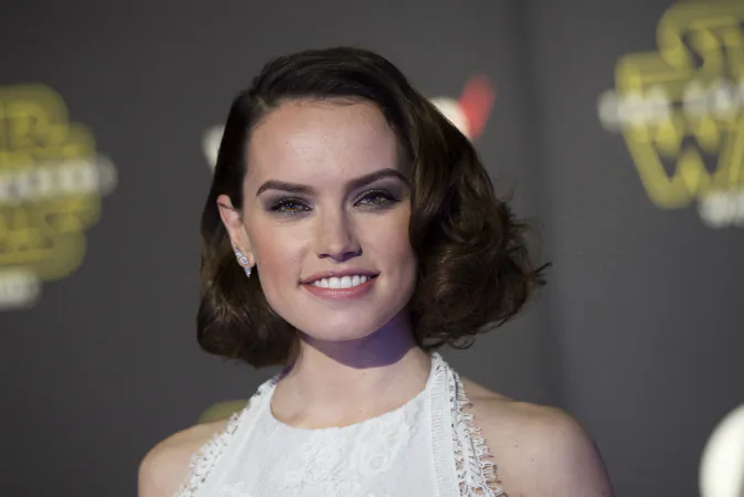 Actress Daisy Ridley attends the World Premiere of "Star Wars: The Force Awakens," in Hollywood, Calif., on Dec. 14, 2015. (Valerie Macon/AFP/Getty Images)