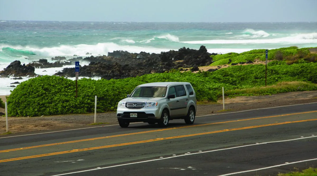 A Honda Pilot wearing Bridgestone tires. (Courtesy of Bridgestone)