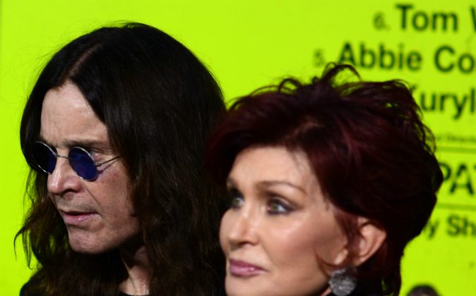 Ozzy Osbourne and Sharon Osbourne arrive at the premiere of CBS Films' 'Seven Psychopaths' at Mann Bruin Theatre on October 1, 2012 in Westwood, California. (JOE KLAMAR/AFP/GettyImages)