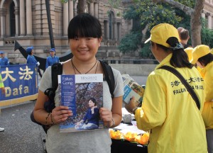 Misaki Ohashi, a Japanese university student from Macquarie University, May 7, 2016. (Epoch Times)