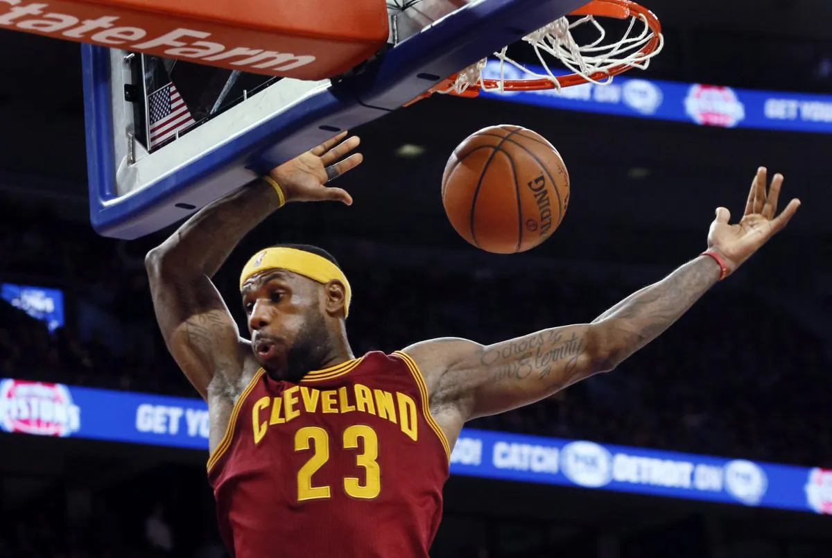 Cleveland Cavaliers forward LeBron James is a four-time MVP, who's also won two NBA titles. (AP Photo/Paul Sancya) 