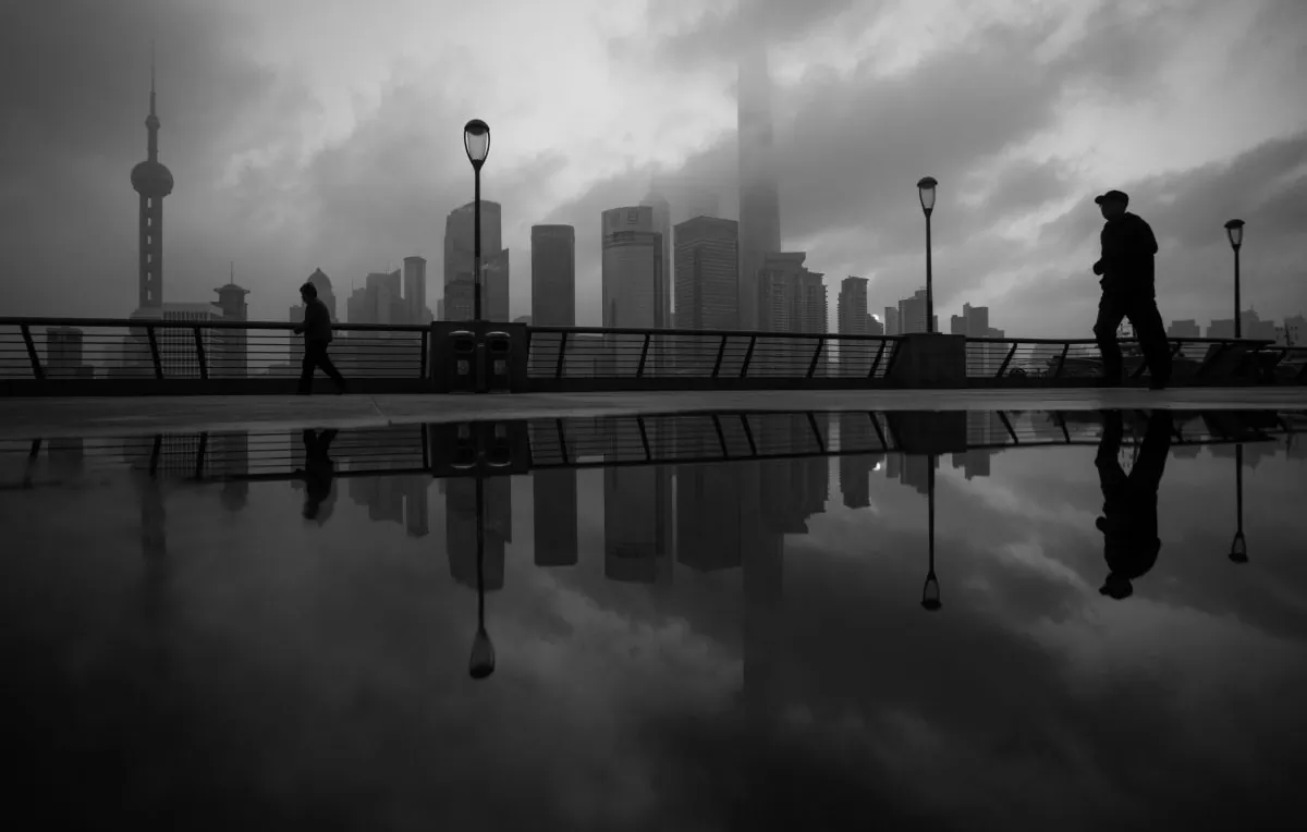 The Shanghai Bund on March 14, 2016. (JOHANNES EISELE/AFP/Getty Images)