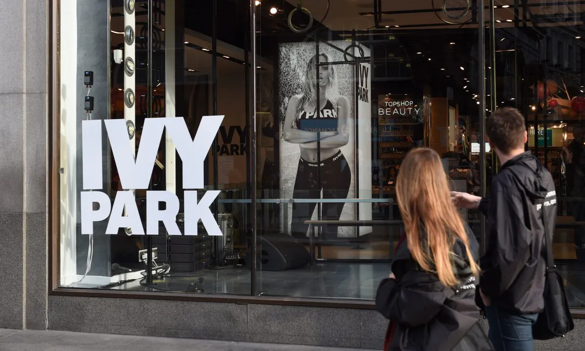 General view of shoppers queueing at Beyonce's Ivy Park collection as it goes on sale at TopShop on April 14, 2016 in London, England.  (Photo by Stuart C. Wilson/Getty Images)