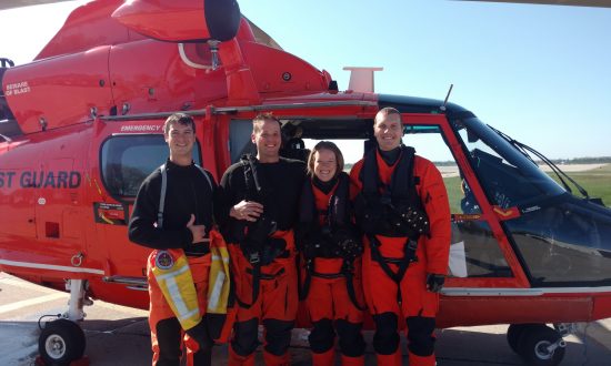 Coast Guards Rescue 4 People in Freezing Water as Boats Sink on Lake Erie
