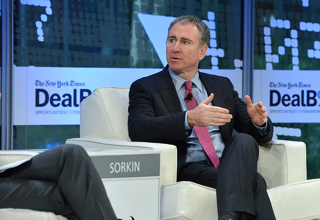 Founder and CEO of Citadel LLC, Kenneth C. Griffin participate in a discussion at the New York Times 2013 DealBook Conference in New York on November 12, 2013 in New York City. (Larry Busacca/Getty Images)