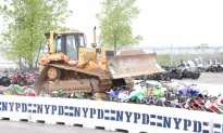 Video: New York City Crushes Illegal Motorbikes, ATVs With Bulldozer