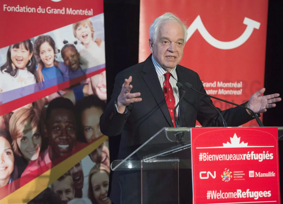 Immigration Minister John McCallum speaks to reporters at a news conference on March 16, 2016. (The Canadian Press/Ryan Remiorz)
