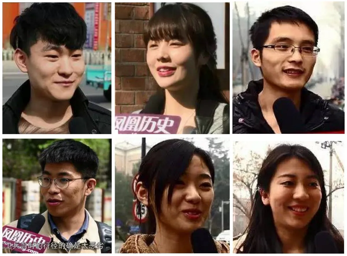 Young people interviewed by China's Phoenix Television. (via Phoenix Telelvision)