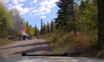 Video: Police Officer, Bystanders Save Man From Fiery SUV Crash in Alaska
