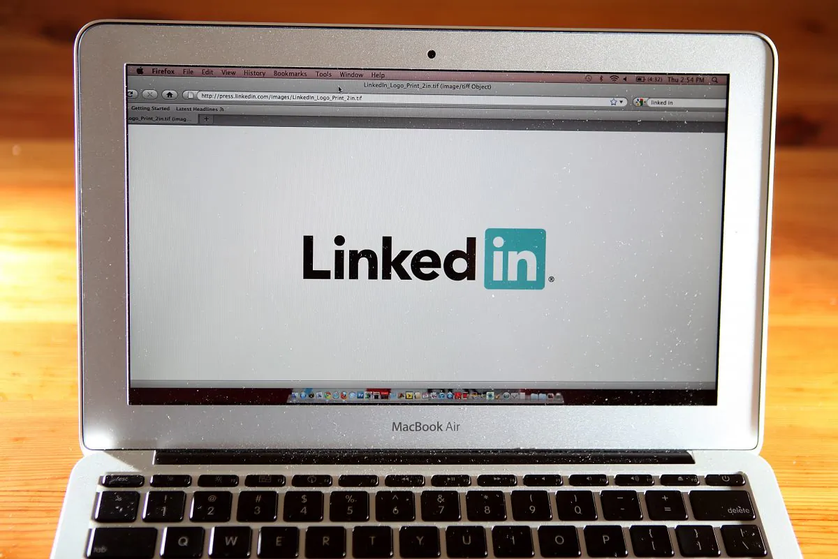 The LinkedIn logo is displayed on the screen of a laptop computer in San Anselmo, Calif., on Jan. 27, 2011. (Photo Illustration by Justin Sullivan/Getty Images)