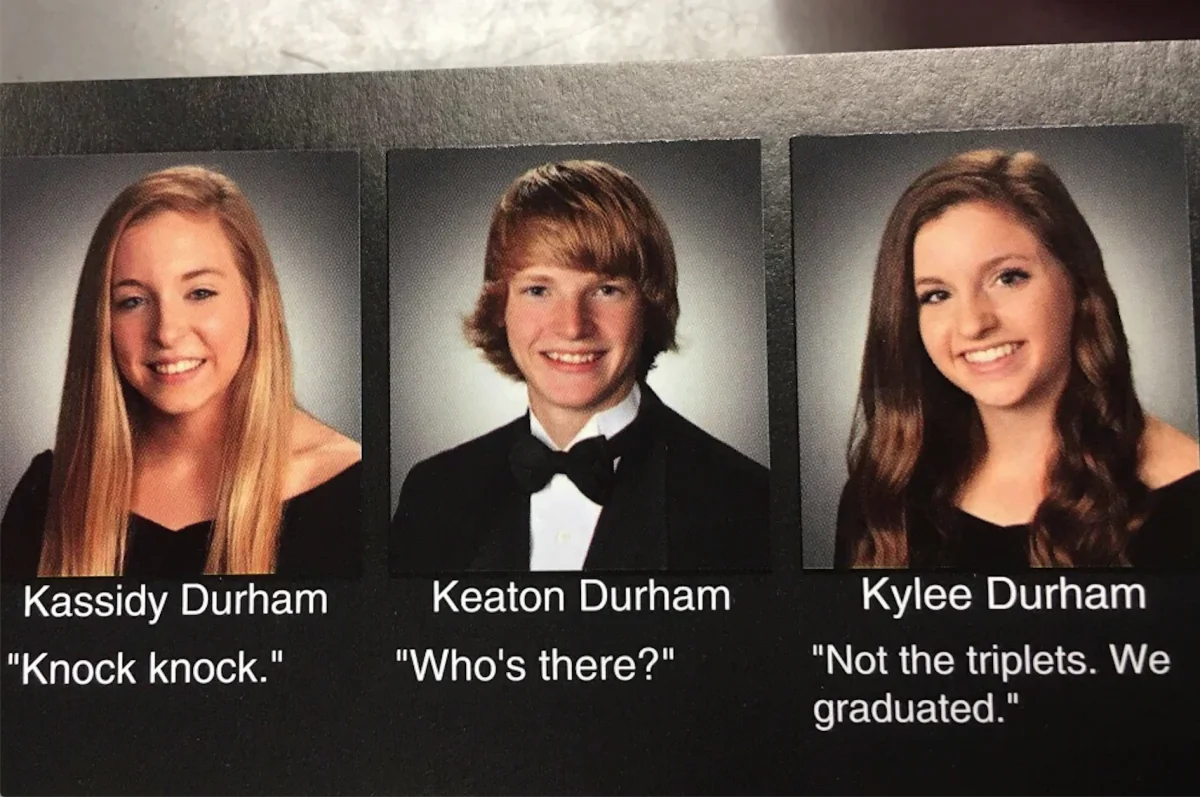 The triplets graduated this year (Reddit)
