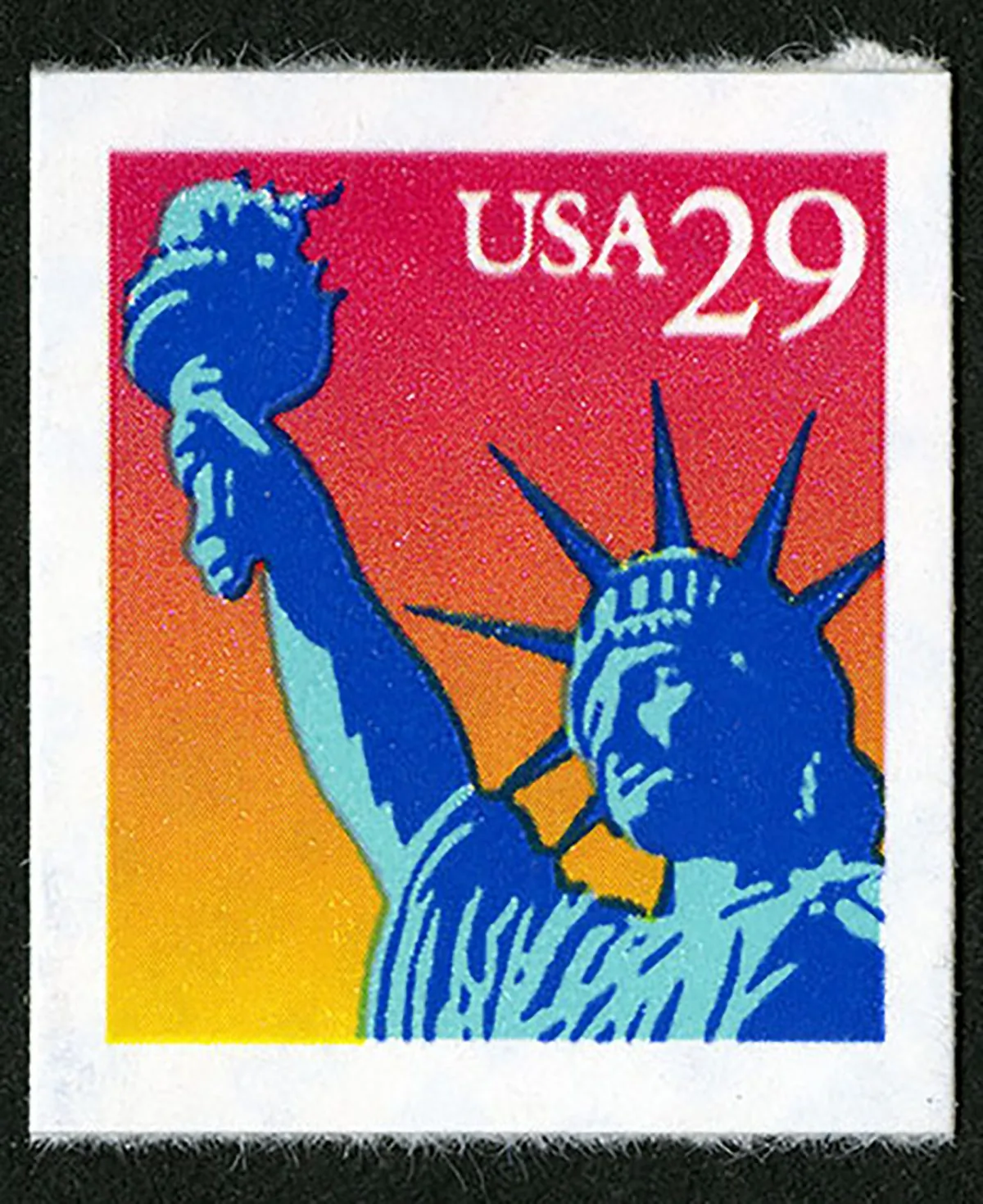 Statue of Liberty stamp issued in 1994. (Courtesy of World Stamp Show)