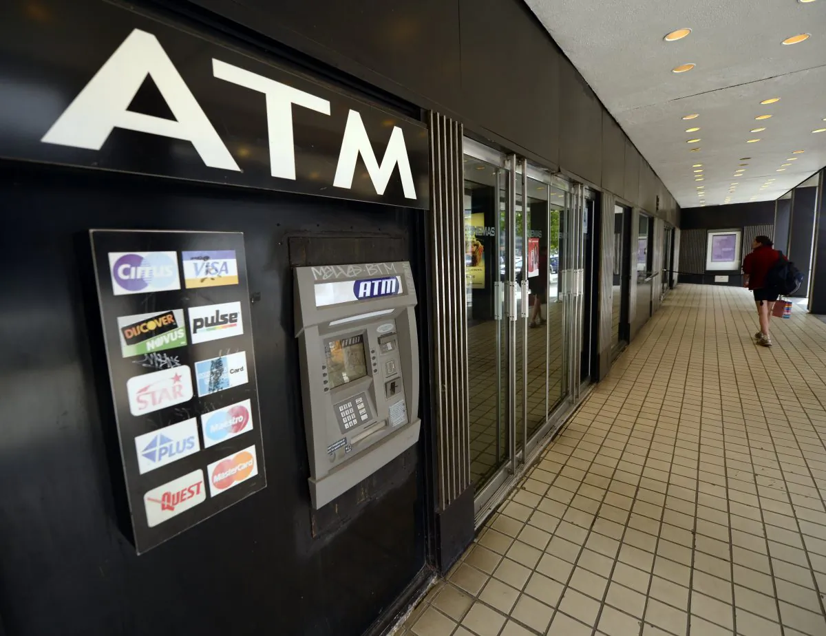 An ATM machine on Third Avenue is viewed in New York on May 10, 2013. (Timothy A. Clary/AFP/Getty Images)