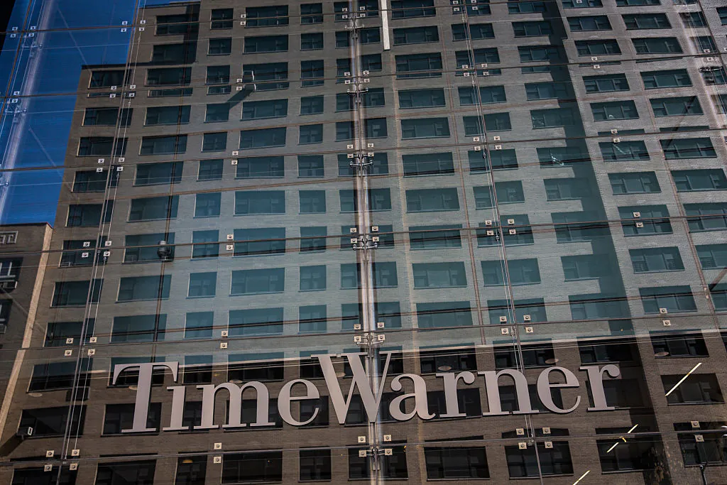 Time Warner Cable headquarters are seen in Columbus Circle on May 26, 2015 in New York City. Charter Communications completed its acquisition of Time Warner Cable in May 2016. (Photo by Andrew Burton/Getty Images)