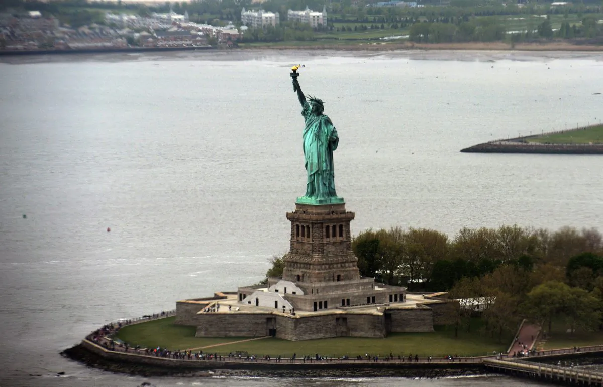 The Statue of Liberty is pictured in New York, on May 14, 2014. (Jewel Samad/AFP/Getty Images)
