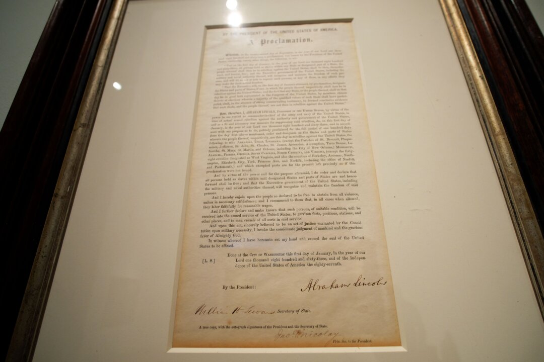 Emancipation Proclamation and 13th Amendment Copies Signed by Abraham ...