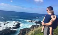 Marine Dad Celebrates Holidays Early With Son Before Deployment