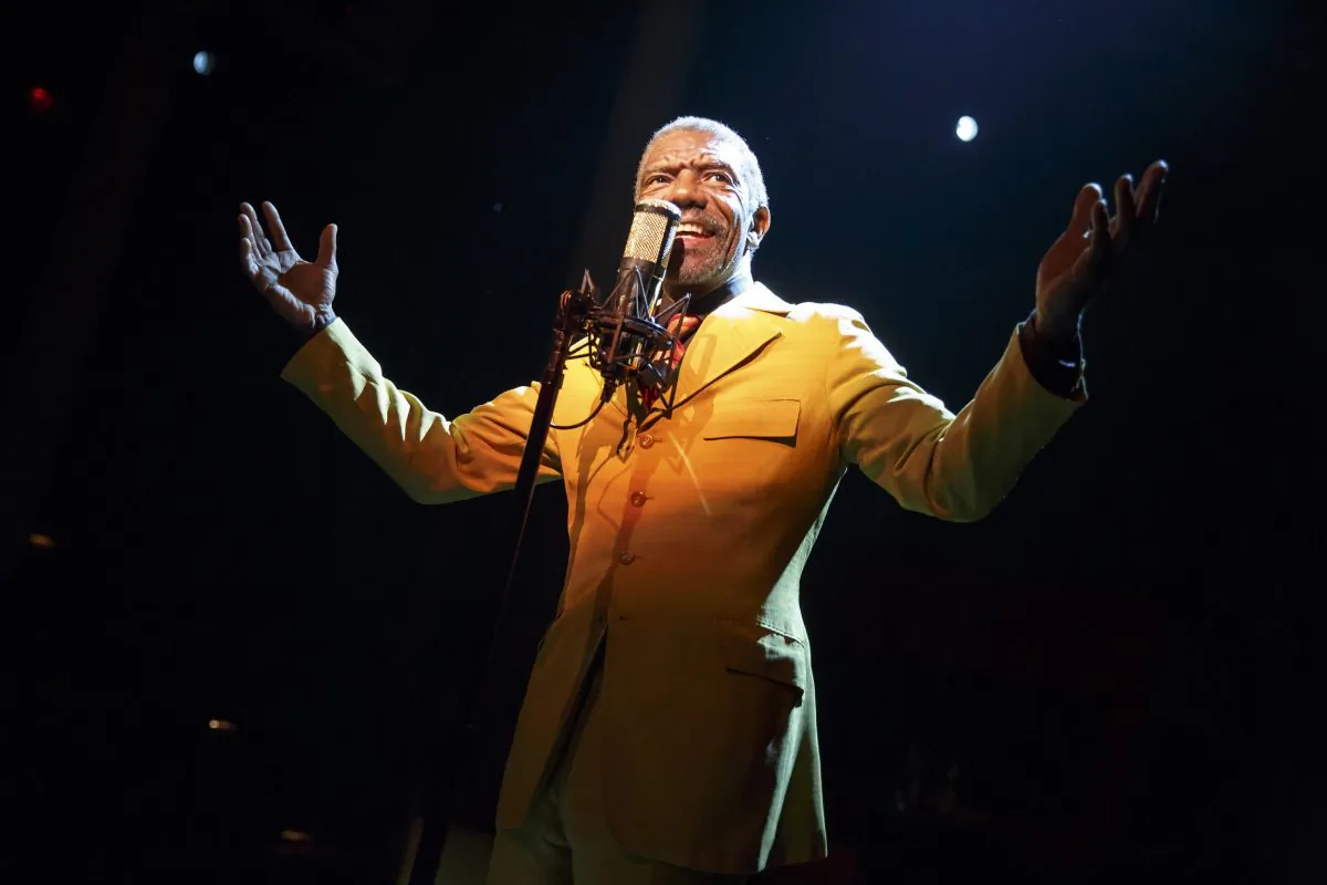 Vondie Curtis Hall plays Papa Joe in “The Total Bent,” running at The Public Theater. (Joan Marcus)