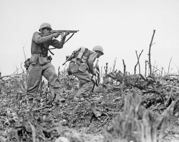 A file photo of American soldiers during WWII. (Public Domain)