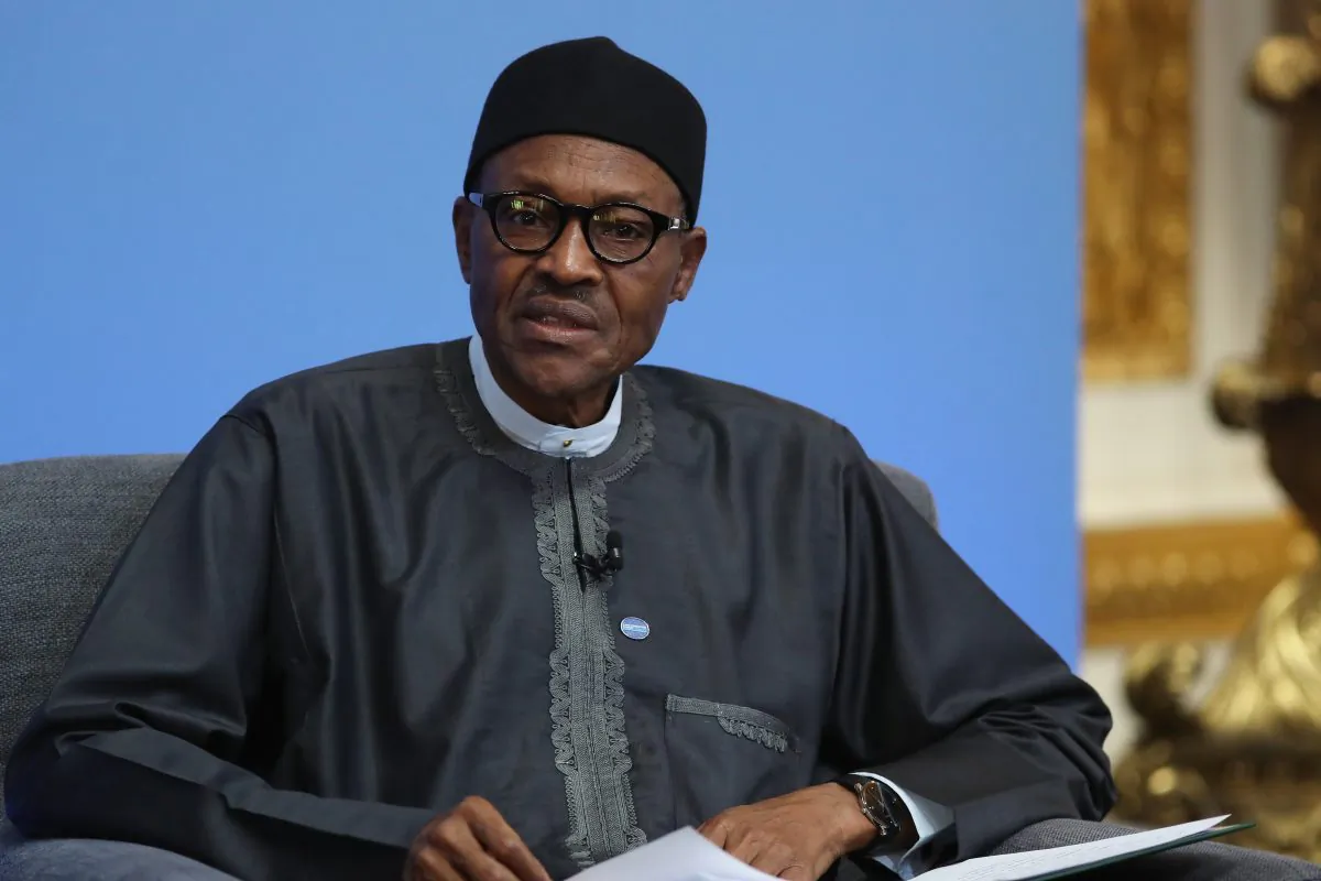 Nigerian President Muhammadu Buhari at the International Anticorruption Summit in London, England, on May 12, 2016. (Dan Kitwood/Getty Images)