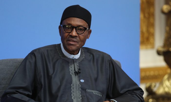 Nigerian President Muhammadu Buhari at the International Anticorruption Summit in London, England, on May 12, 2016. (Dan Kitwood/Getty Images)