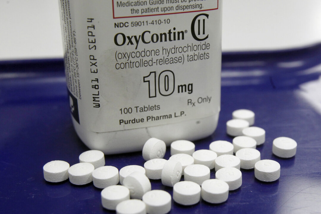 OxyContin pills at a pharmacy in Montpelier, Vt., on Feb. 19, 2013. (Toby Talbot/AP Photo)