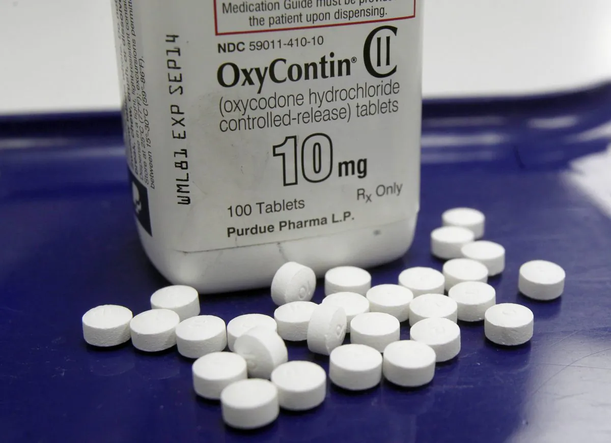 OxyContin pills at a pharmacy in Montpelier, Vt., on Feb. 19, 2013. (Toby Talbot/AP Photo)