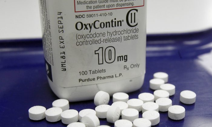 OxyContin pills at a pharmacy in Montpelier, Vt., on Feb. 19, 2013. (Toby Talbot/AP Photo)