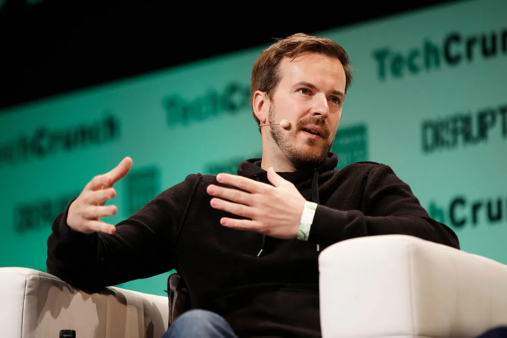 TransferWise CEO and Co-Founder Taavet Hinrikus during TechCrunch Disrupt London 2015 at Copper Box Arena on December 7, 2015 in London, England. (John Phillips/Getty Images for TechCrunch)