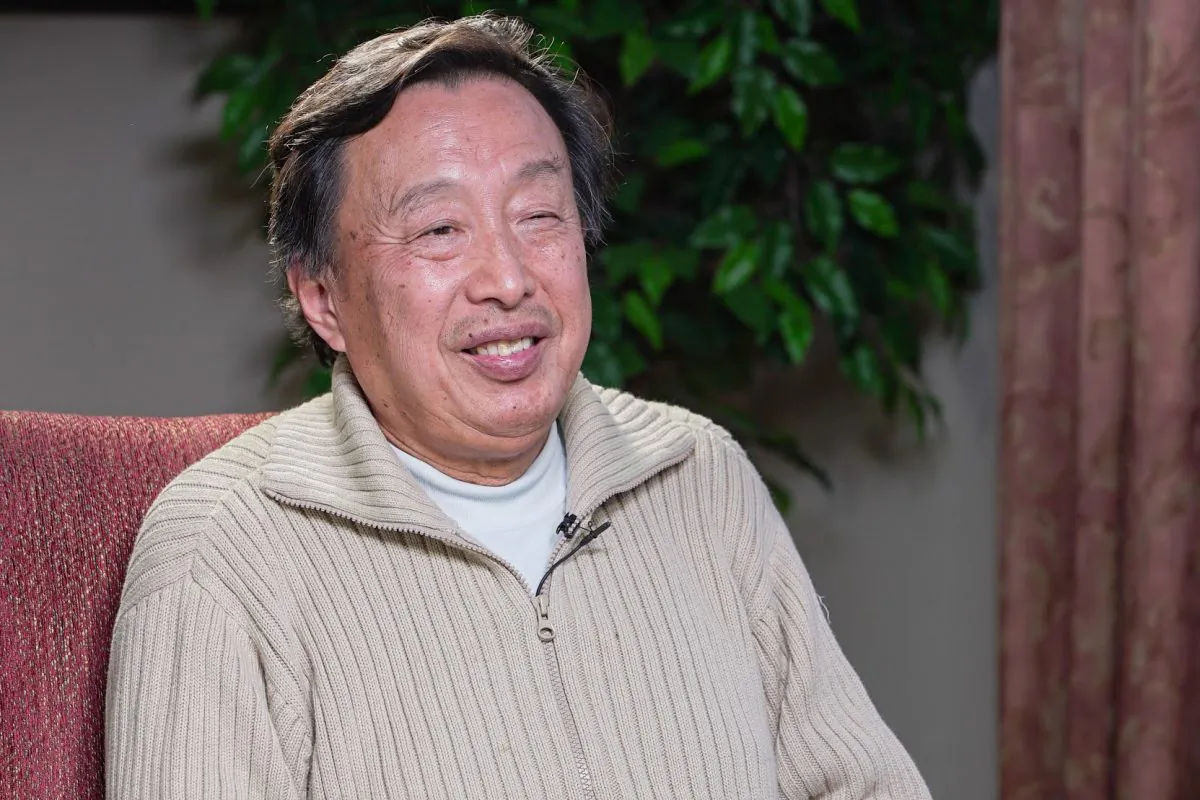 Luo Yu, son of revolutionary Chinese Communist Party leader Luo Ruiqing, speaks to Epoch Times and New Tang Dynasty Television on Dec. 12, 2015. (Courtesy of NTD Television)