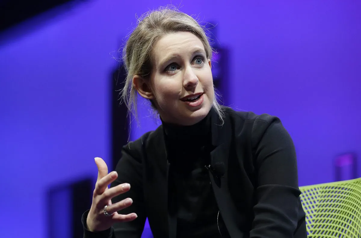 In this Nov. 2, 2016, file photo, Elizabeth Holmes, founder and CEO of Theranos, speaks at the Fortune Global Forum in San Francisco. (Jeff Chiu/AP Photo)