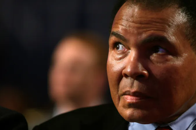  Muhammad Ali attends the opening session of the Clinton Global Initiative (CGI) September 24, 2008 in New York City. (Spencer Platt/Getty Images)
