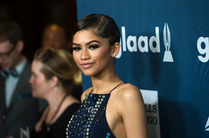 Actress/Singer Zendaya attends The 27th Annual GLAAD Media Awards in Beverly Hills, California, on April 2, 2016. (VALERIE MACON/AFP/Getty Images)