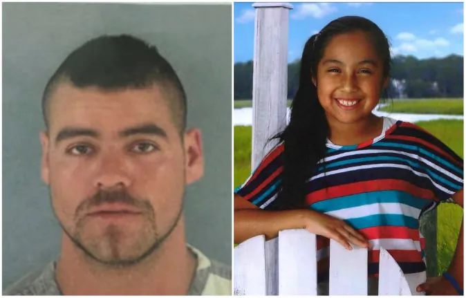 28-year-old Jorge Guerrero has been detained after it was believed he was with missing 9-year-old Diana Alvares, who was last seen on May 29 in Fort Myers, Florida. (Lee County Sheriff's Office photos)