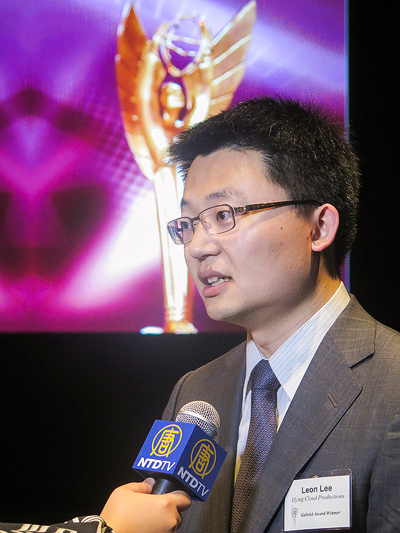 Leon Lee, producer of "The Bleeding Edge." (Joyce Mitchell/Epoch Times)