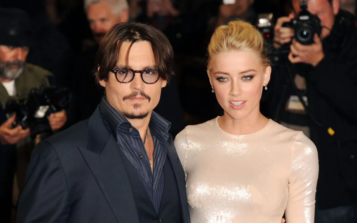 Johnny Depp and Amber Heard attend The UK Premiere of 'The Rum Diary' at  on November 3, 2011 in London, England. (Stuart Wilson/Getty Images)