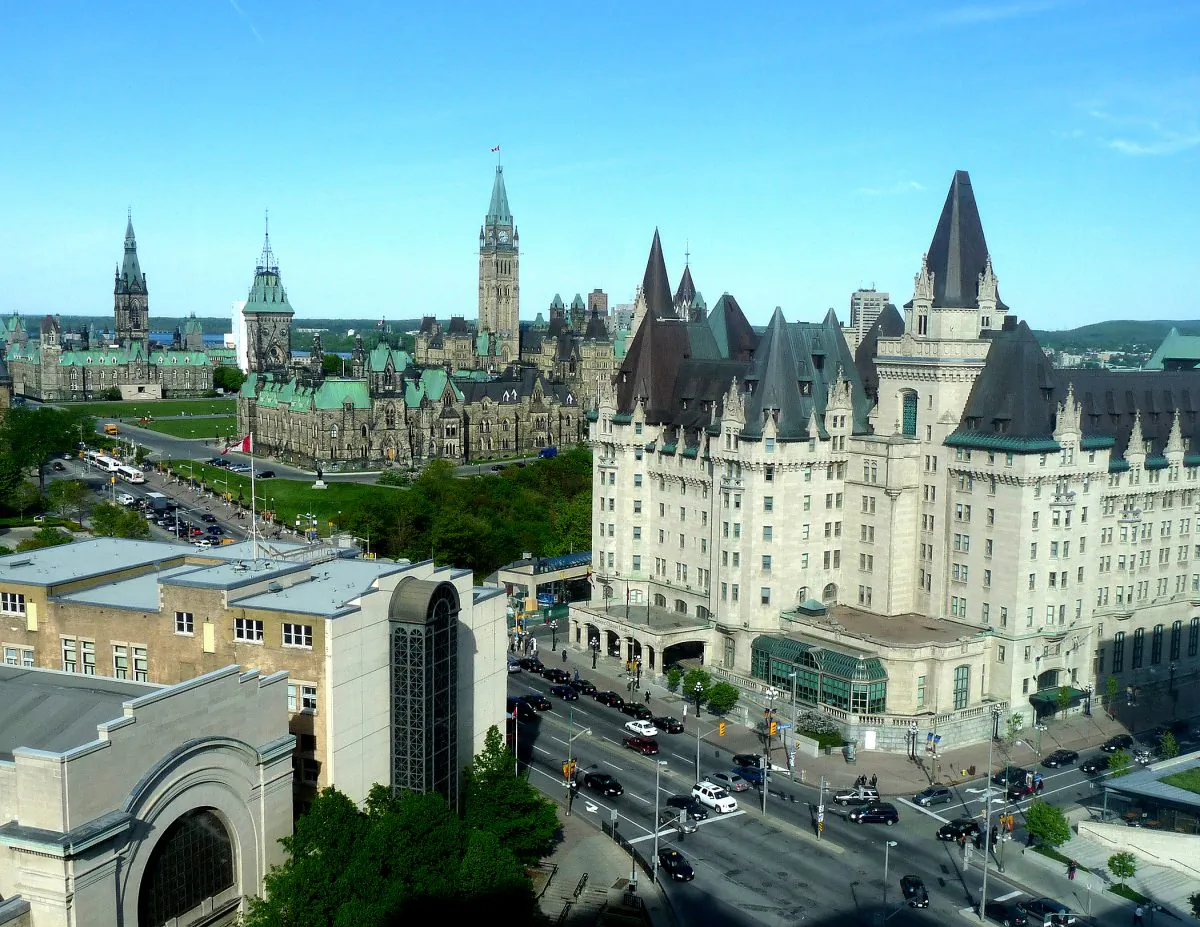 Ottawa Fairmont Chateau Laurier with Parliament Hill(Barbara Angelakis)