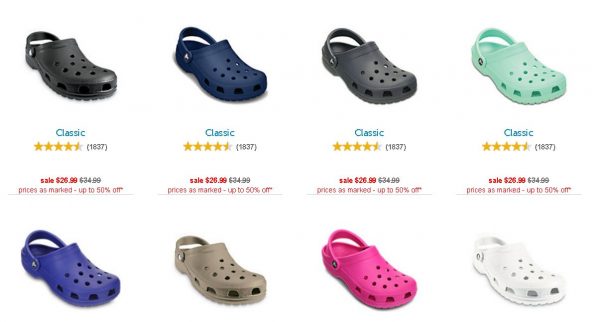 Crocs for outlet surgery