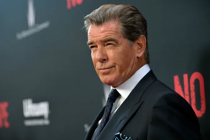 Actor Pierce Brosnan attends the premiere of the Weinstein Company's 'No Escape' in Partnership With Lifeway Foods at Regal Cinemas L.A. Live on August 17, 2015 in Los Angeles, California. (Charley Gallay/Getty Images for The Weinstein Company)