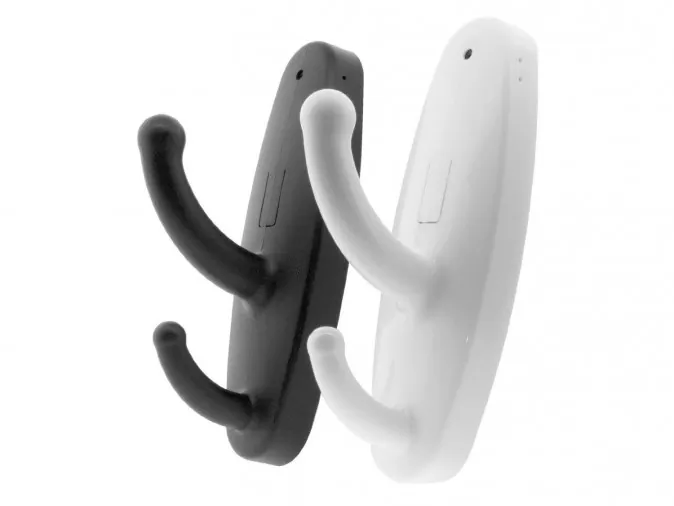 These may seem like your average plastic coat hooks, but in reality, they're equipped with motion-sensitive cameras that can record onto memory cards, and can be unknowingly placed in the most private places. (MCSO-Florida Keys photo)