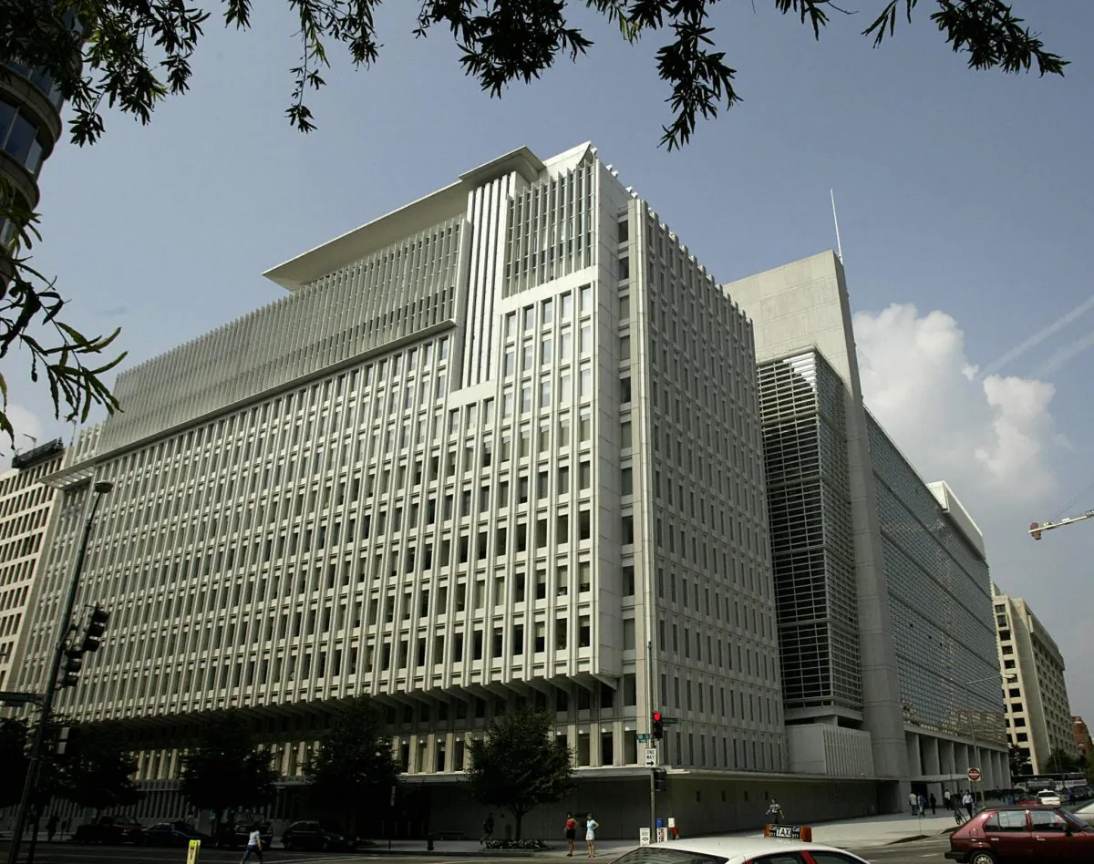 The World Bank headquarters in Washington, D.C., on Aug. 8, 2003. (Tim Sloan/AFP/Getty Images)
